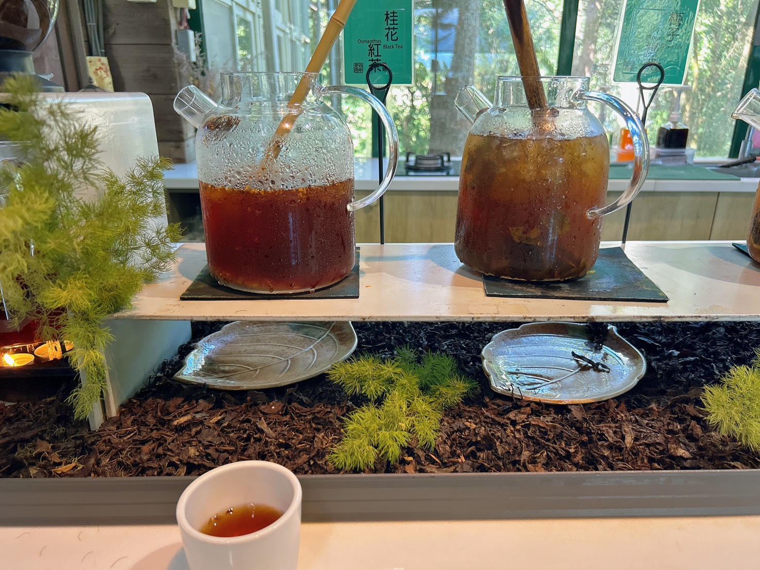 遙望山景好風光 x 景美菜也美｜五星級有機怡明茶園的創意客家與特色茶料理 by豬圈圈樂活趣